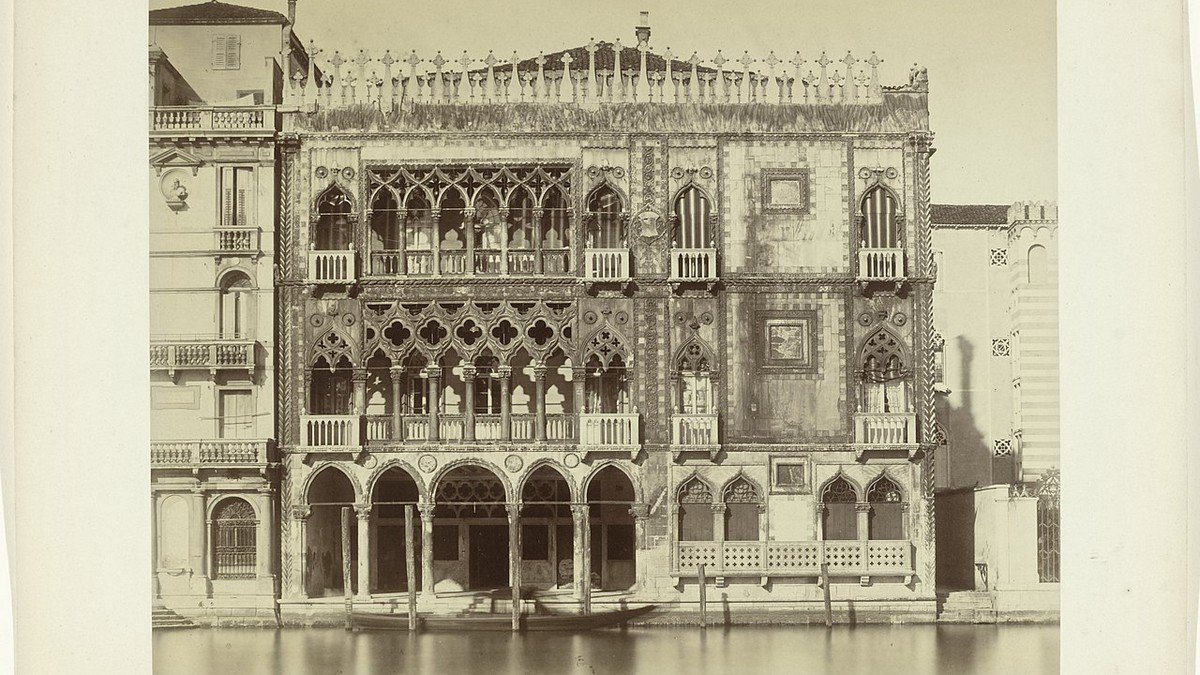 Zlatý dům v Benátkách (Ca' d'Oro di Venezia): kdysi sídlo zakladatelů města, dnes muzeum slavných italských malířů Zlatý dům (Ca' d'Oro) v Benátkách v Itálii