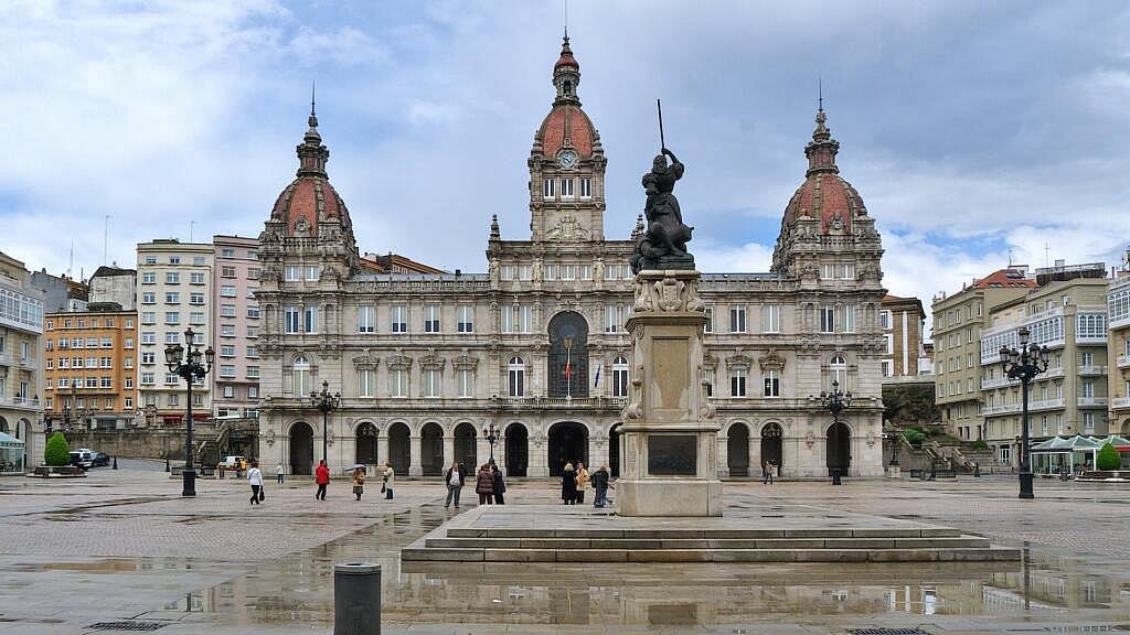 Náměstí María Pita (Plaza de María Pita) v A Coruña